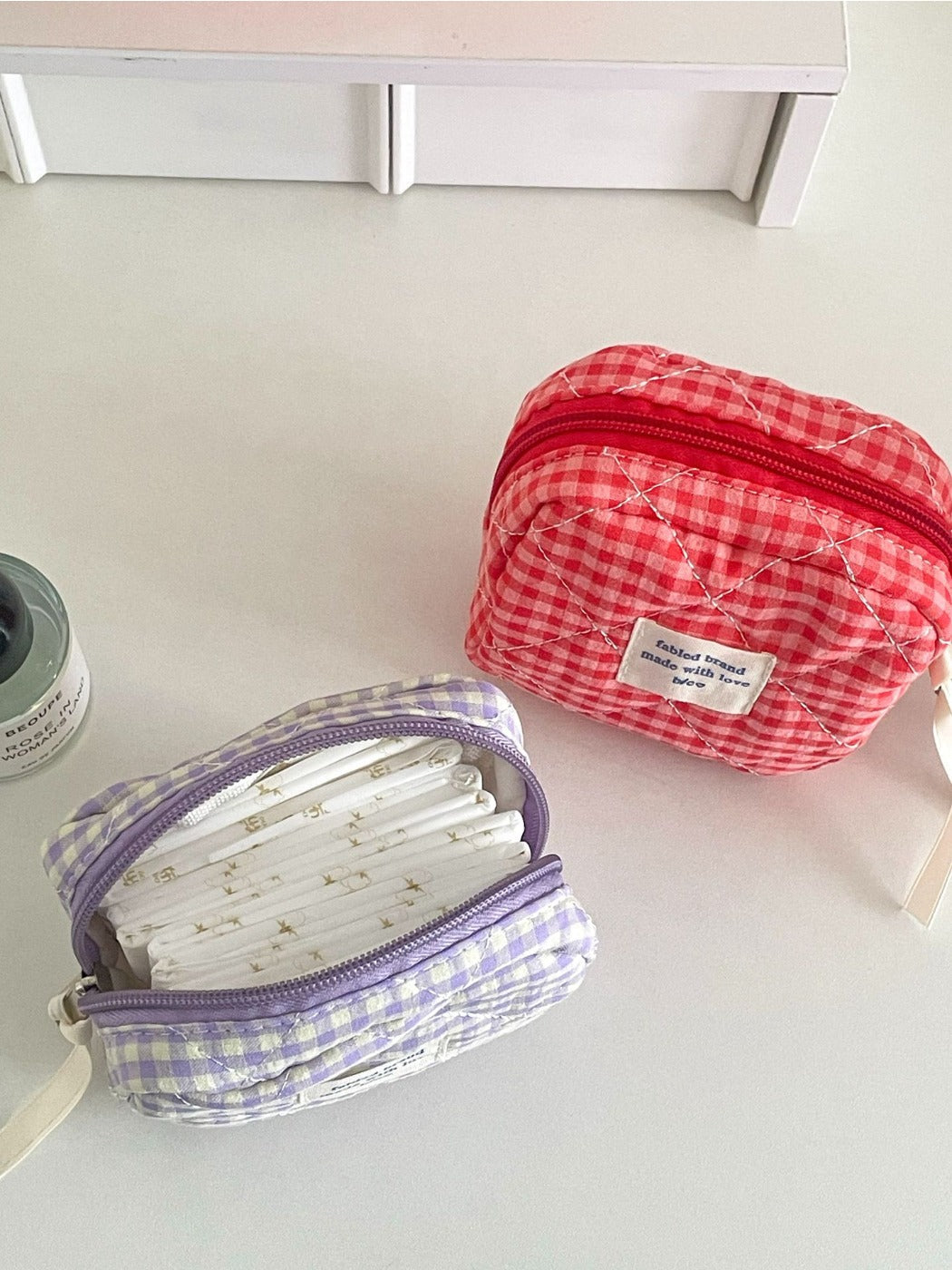 Cosbai - Plaid Student Coin Storage Pouch