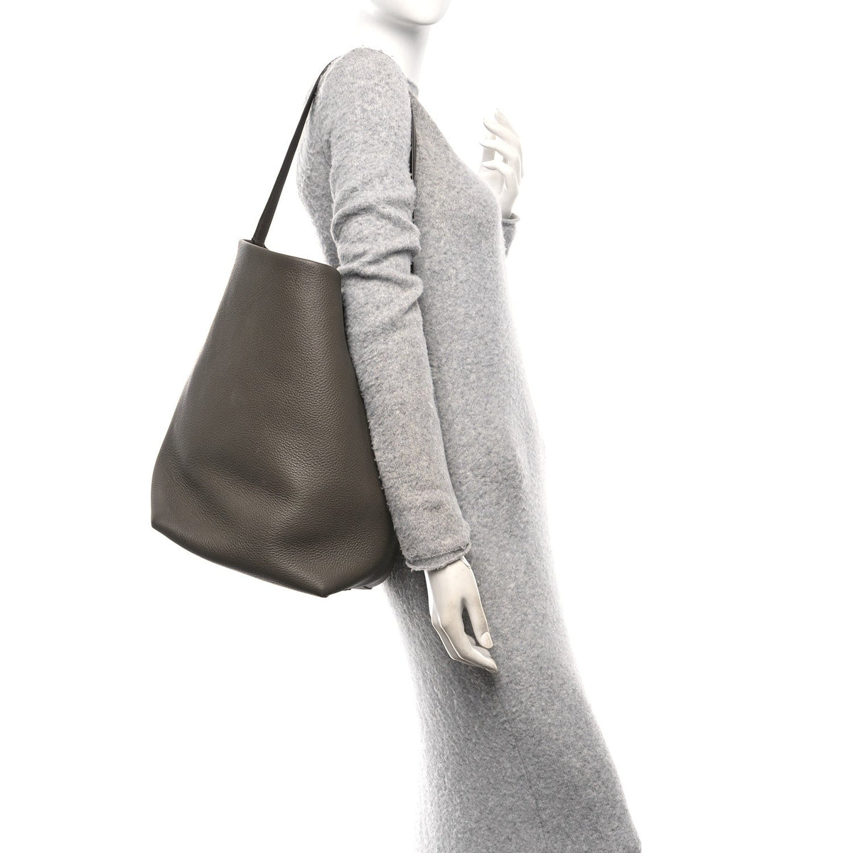 Grained Calfskin Large N/S Park Tote Elephant