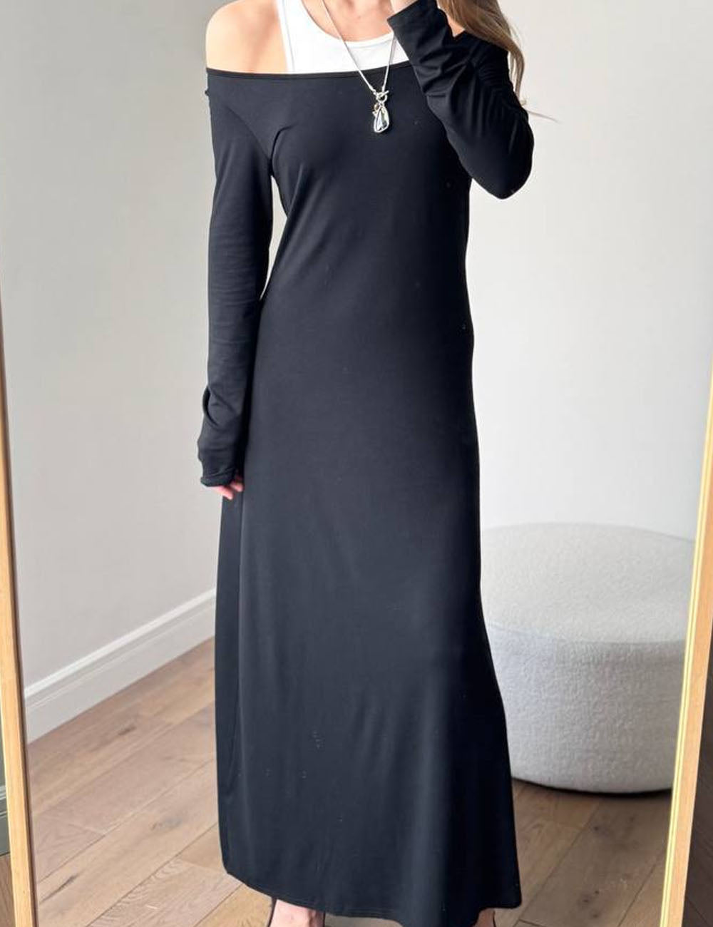 Splicing Fake Two-Piece Elegant Maxi Dress