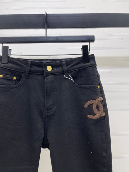 CC Slim-Fit Jeans Black Denim 343625