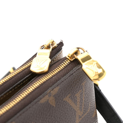 Reverse Monogram Giant Double Zip Pochette