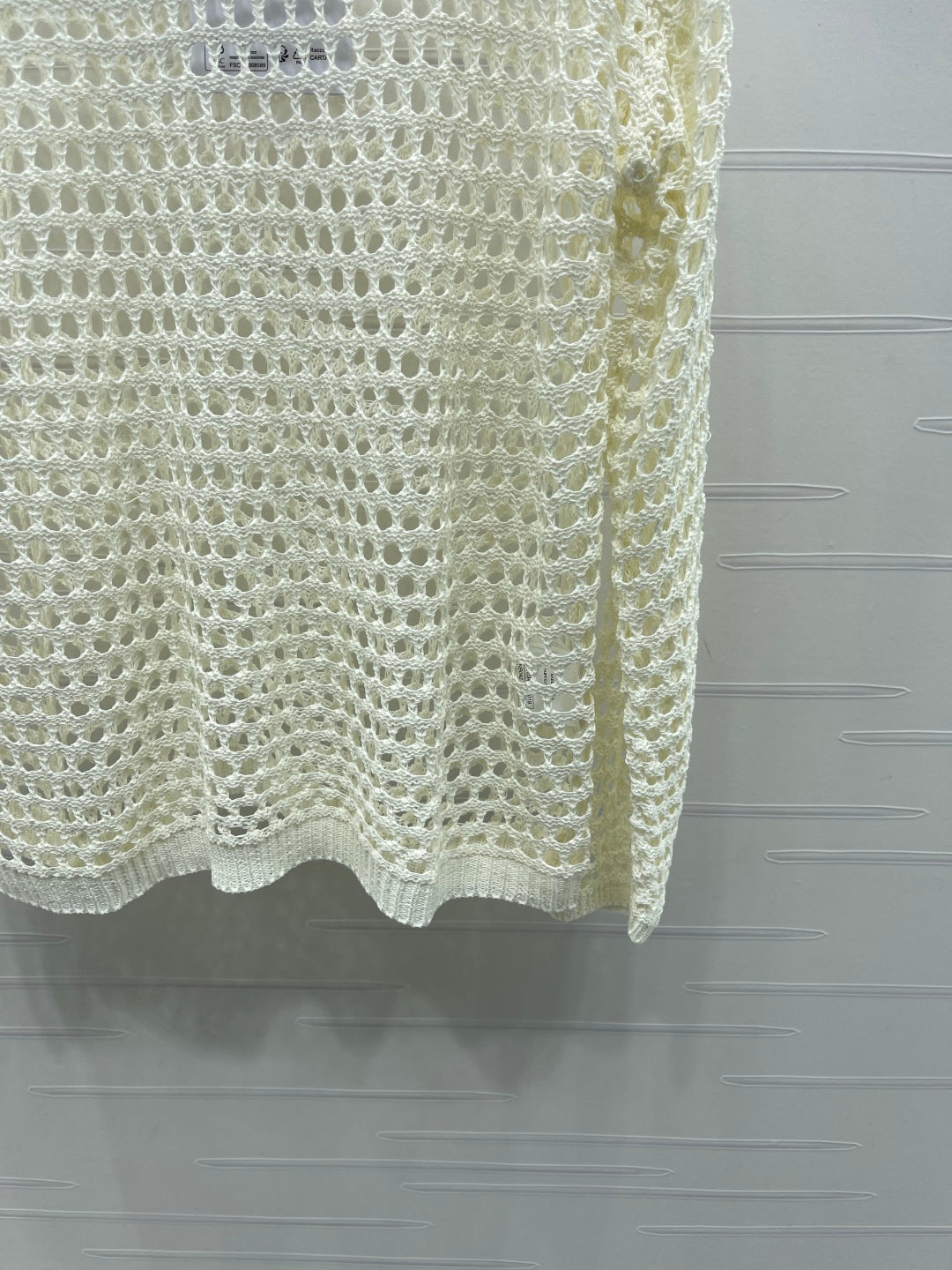CC Ayered Long-Sleeved Top Ivory Knit 343583