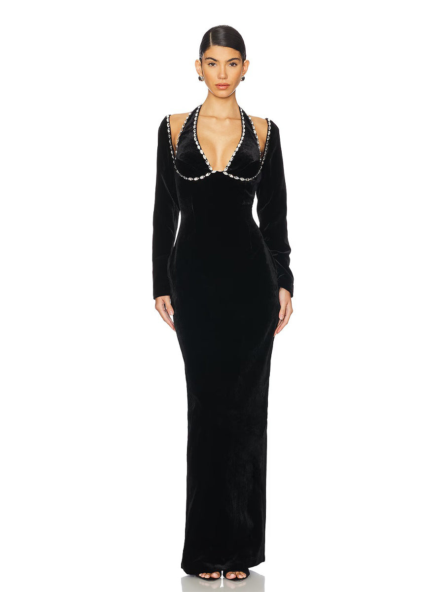 Azalea Maxi Dress In Black