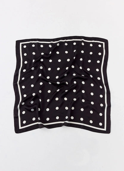 Dotty Dreams Scarf - Black Polkadot