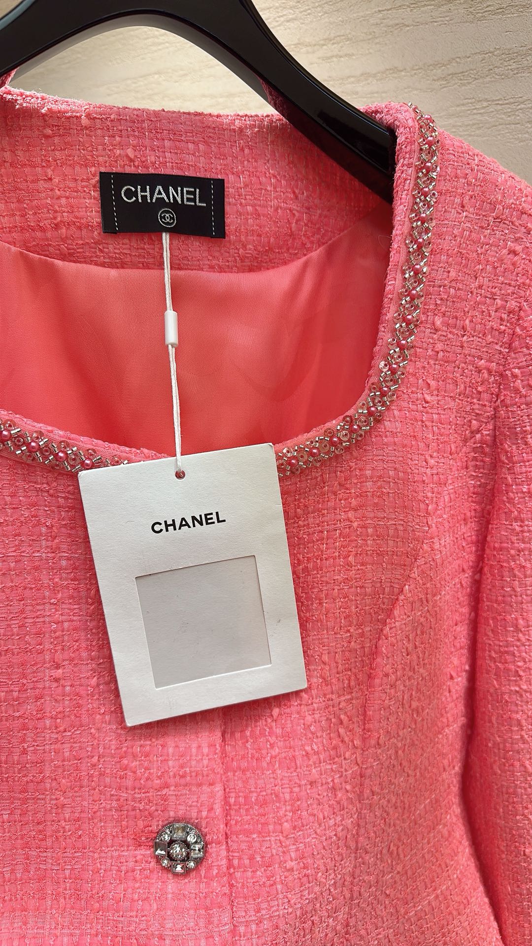 CHANEL JACKET PINK IN TWEED