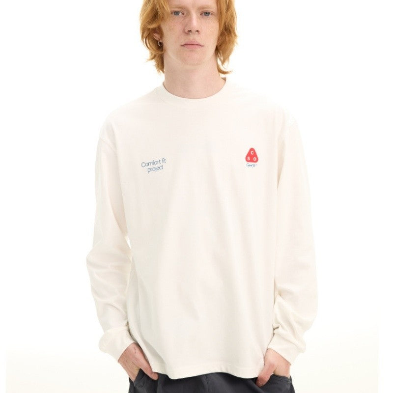 Loose Round Neck Long Sleeve T-Shirt