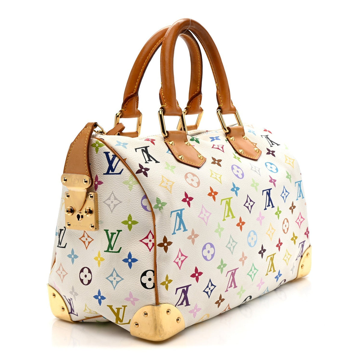 Monogram Multicolor Speedy 30 White