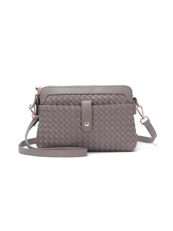 Split-Joint Woven Bags Crossbody Bags
