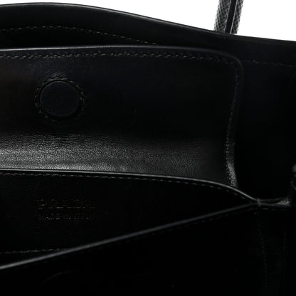 Saffiano Cuir Small Double Bag Black