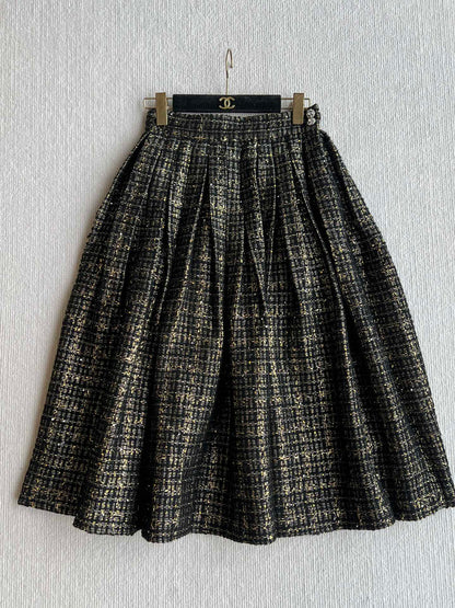 CC 25 Set Tweed Black Polyester Wool 289987