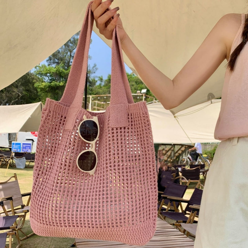 Crochet Tote Bag Summer Niche Knitted Bag