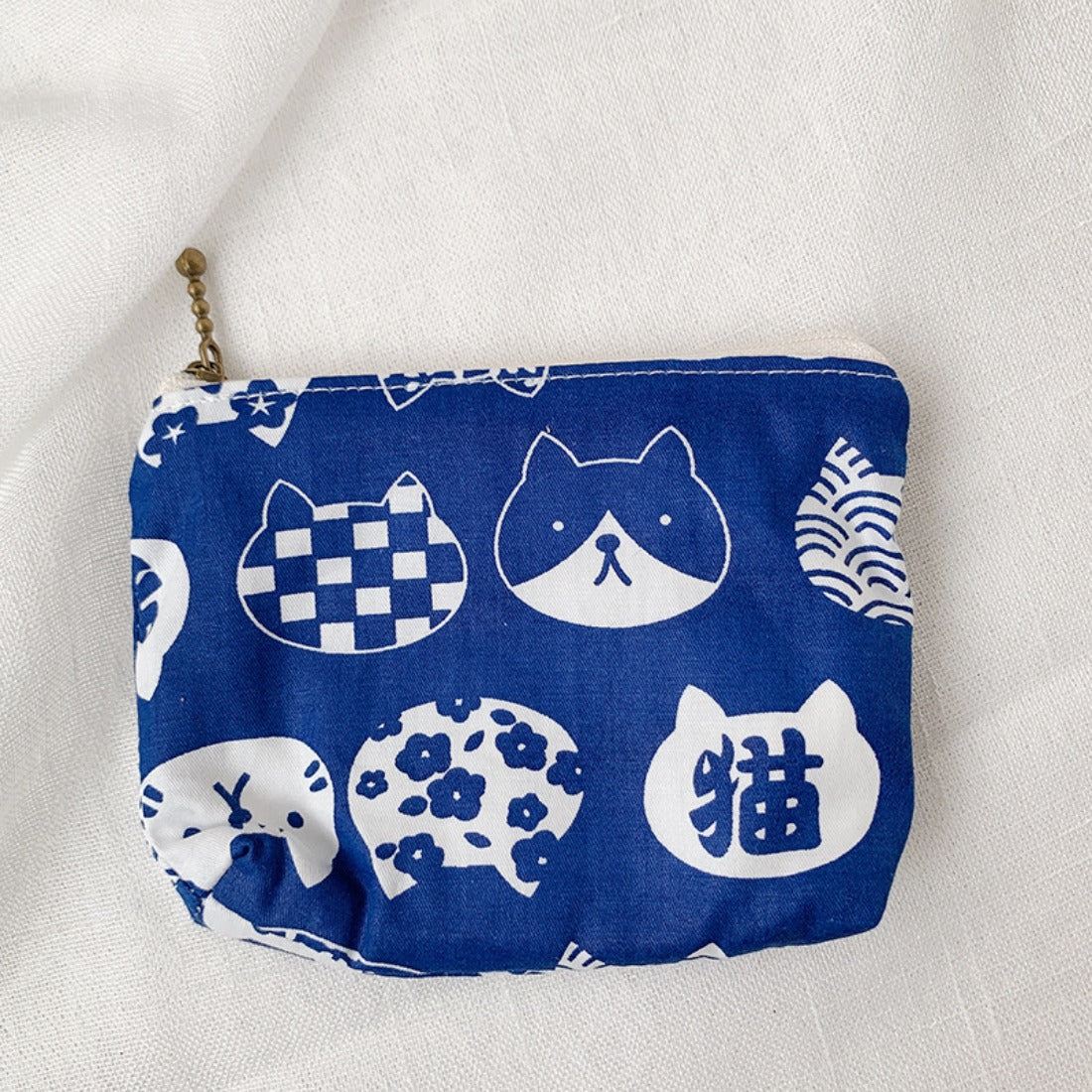Cosbai - Canvas Printed Coin Purse