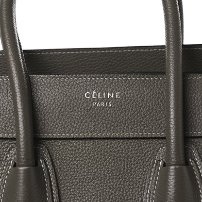 Drummed Calfskin Micro Luggage Souris