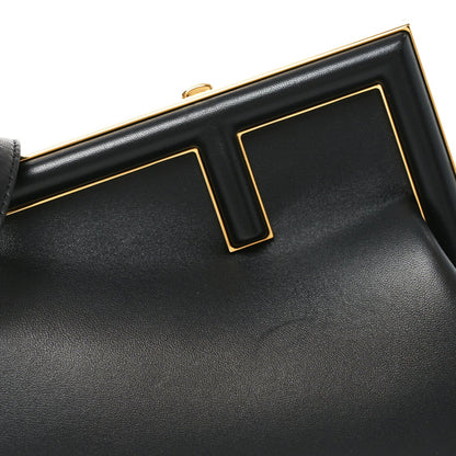 Shiny Nappa Small Fendi First Black