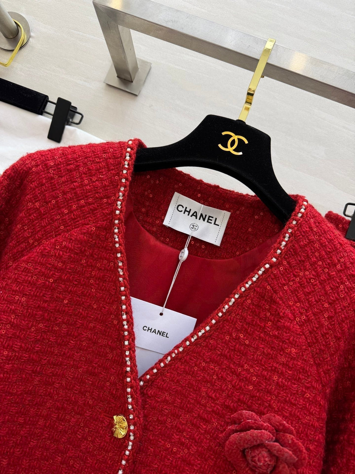 CC 26s Set Red Woven Tweed 344766