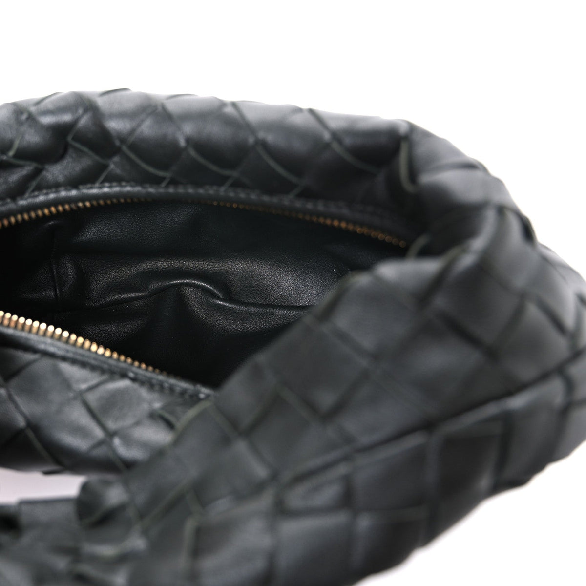 Nappa Intrecciato Mini Jodie Dark Moss
