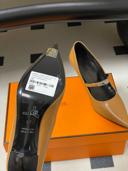HM 26 Majeste 60 Pump Brown in Calfskin 593828