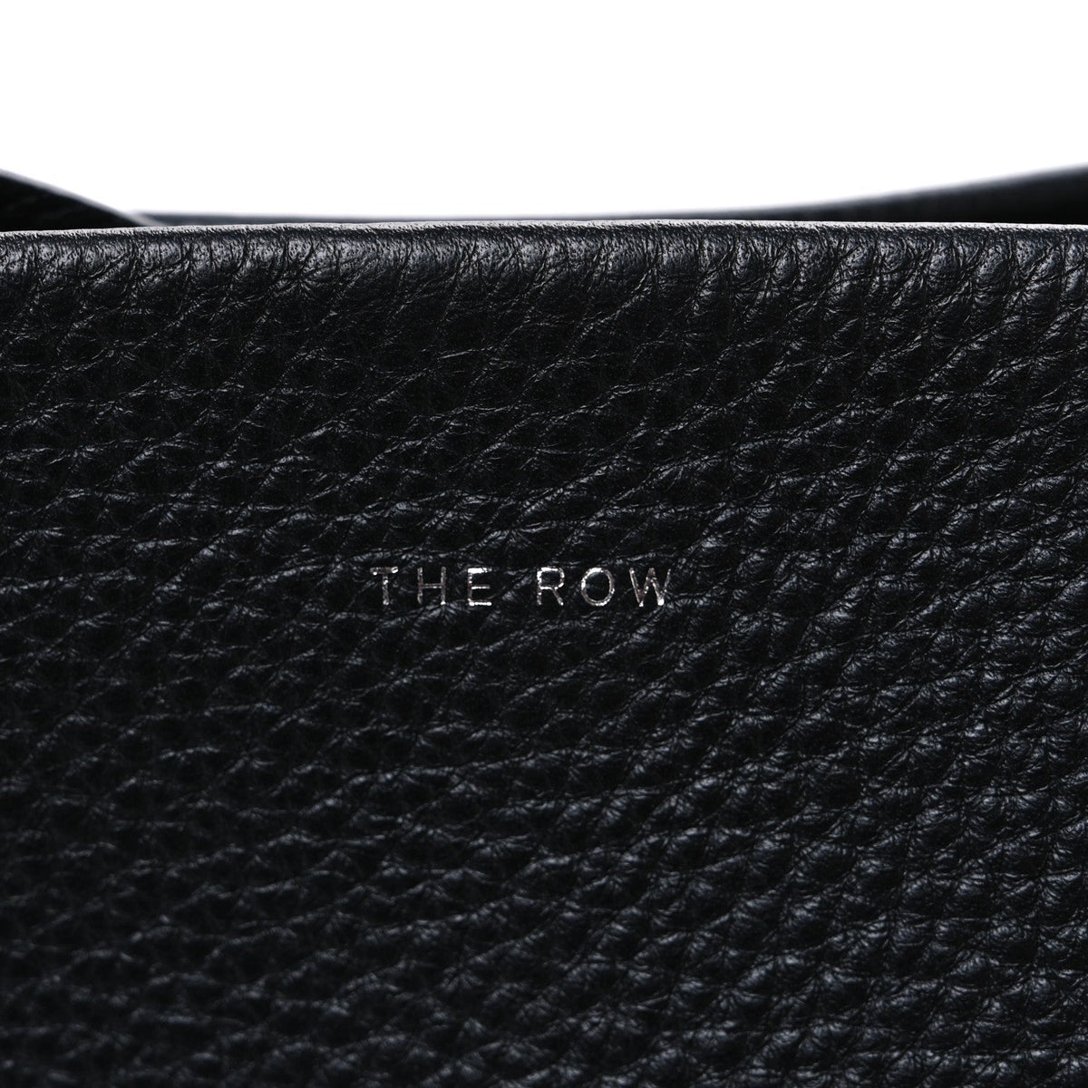 Grained Calfskin Medium N/S Park Tote Black