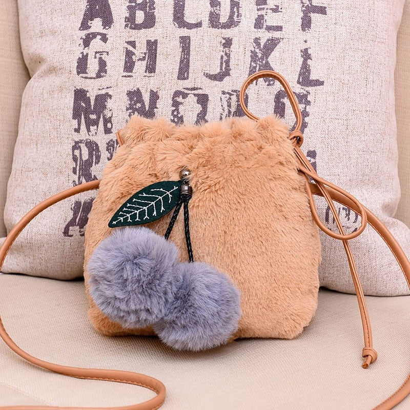 Plush Cute Fashion Large-Capacity Shoulder Bag