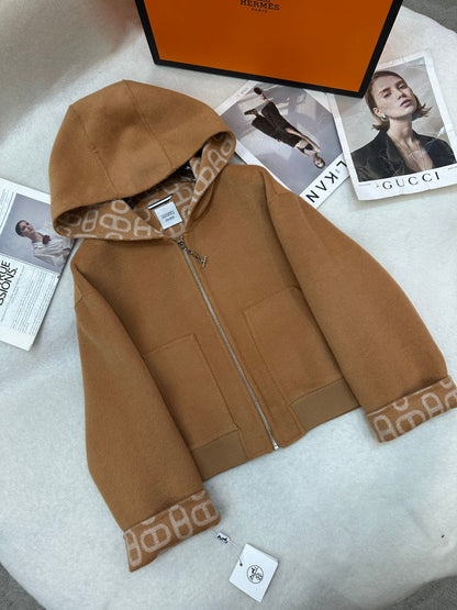 HM 25 Cashmere Cropped Coat 280337