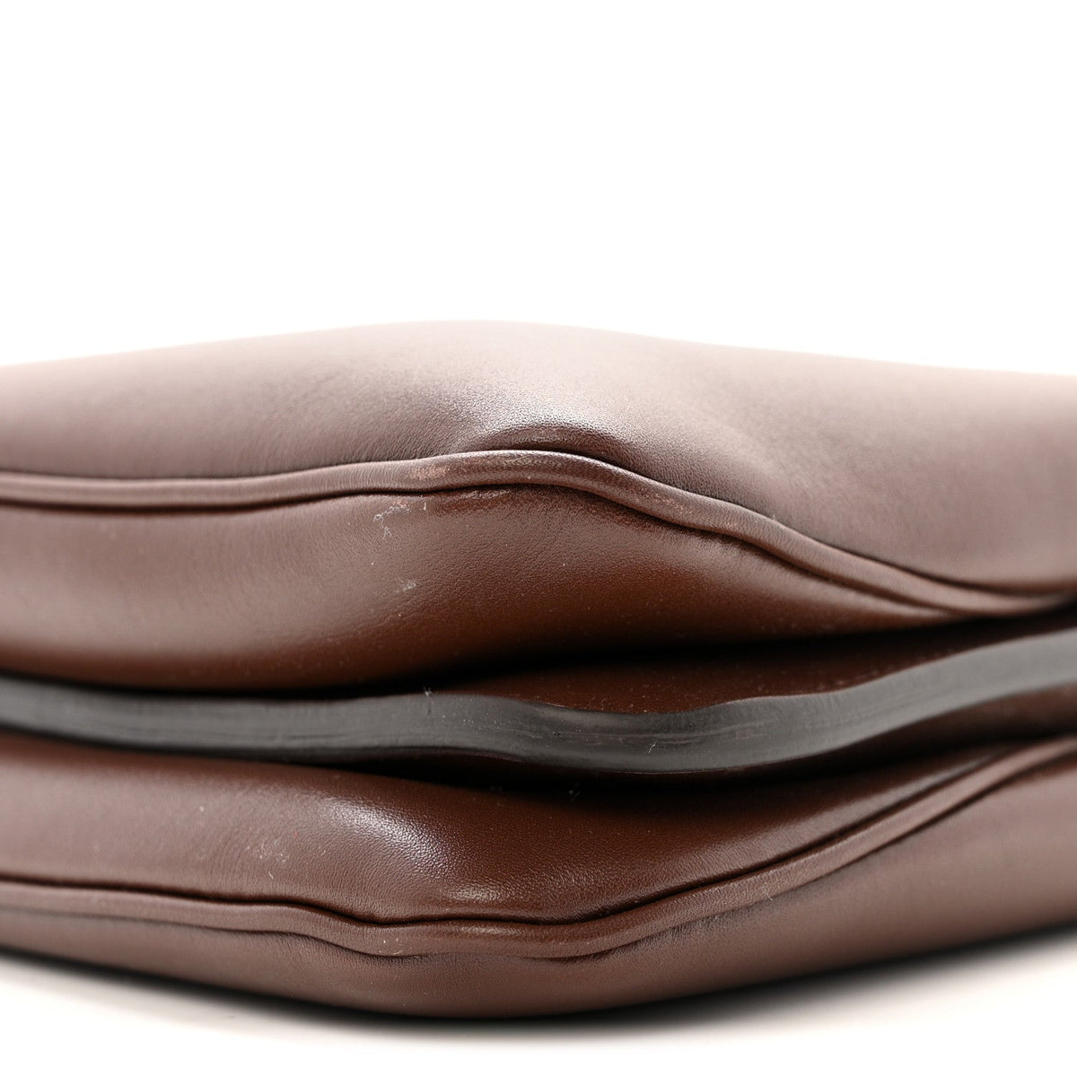 Vitello Large Soft Peekaboo Mogano