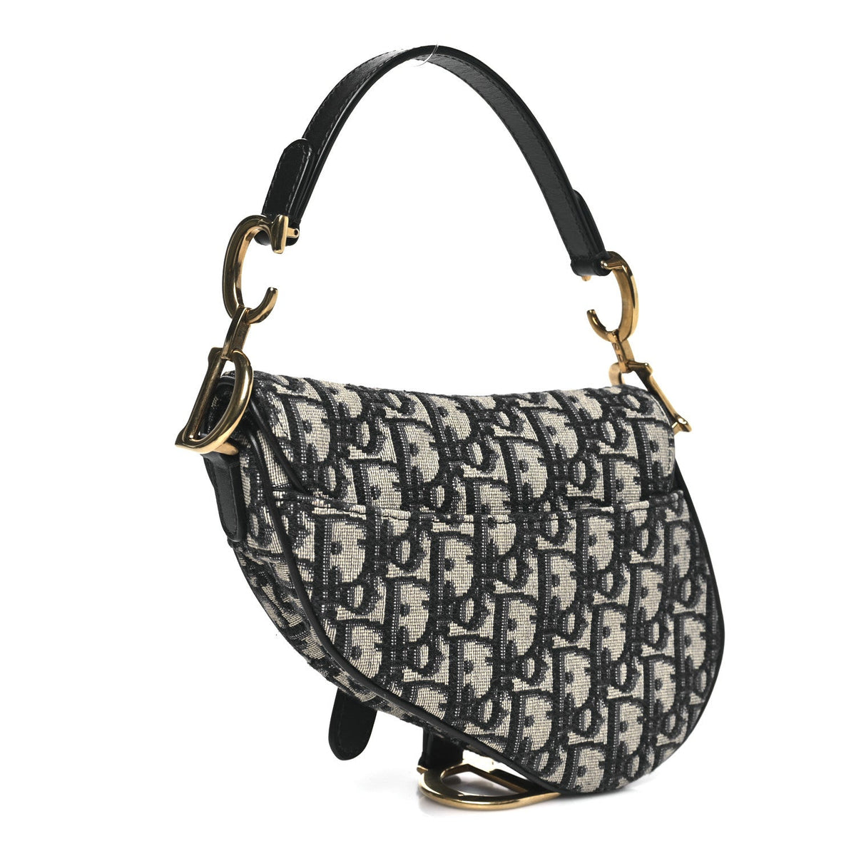 Oblique Mini Saddle Bag Blue