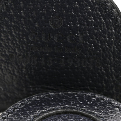Denim GG Monogram Web Small Giglio Tote Blue White