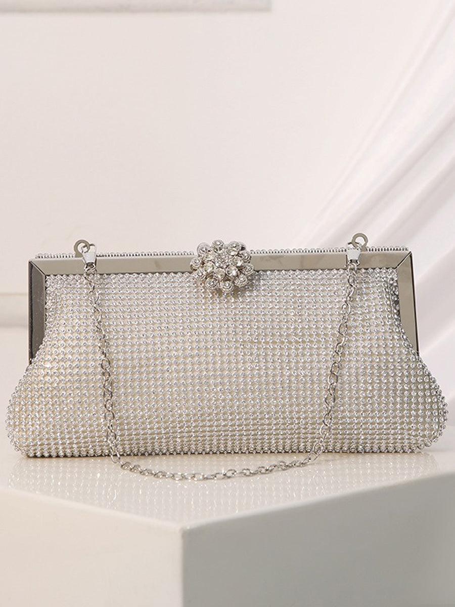 Everly Snap-On Rhinestone Bag