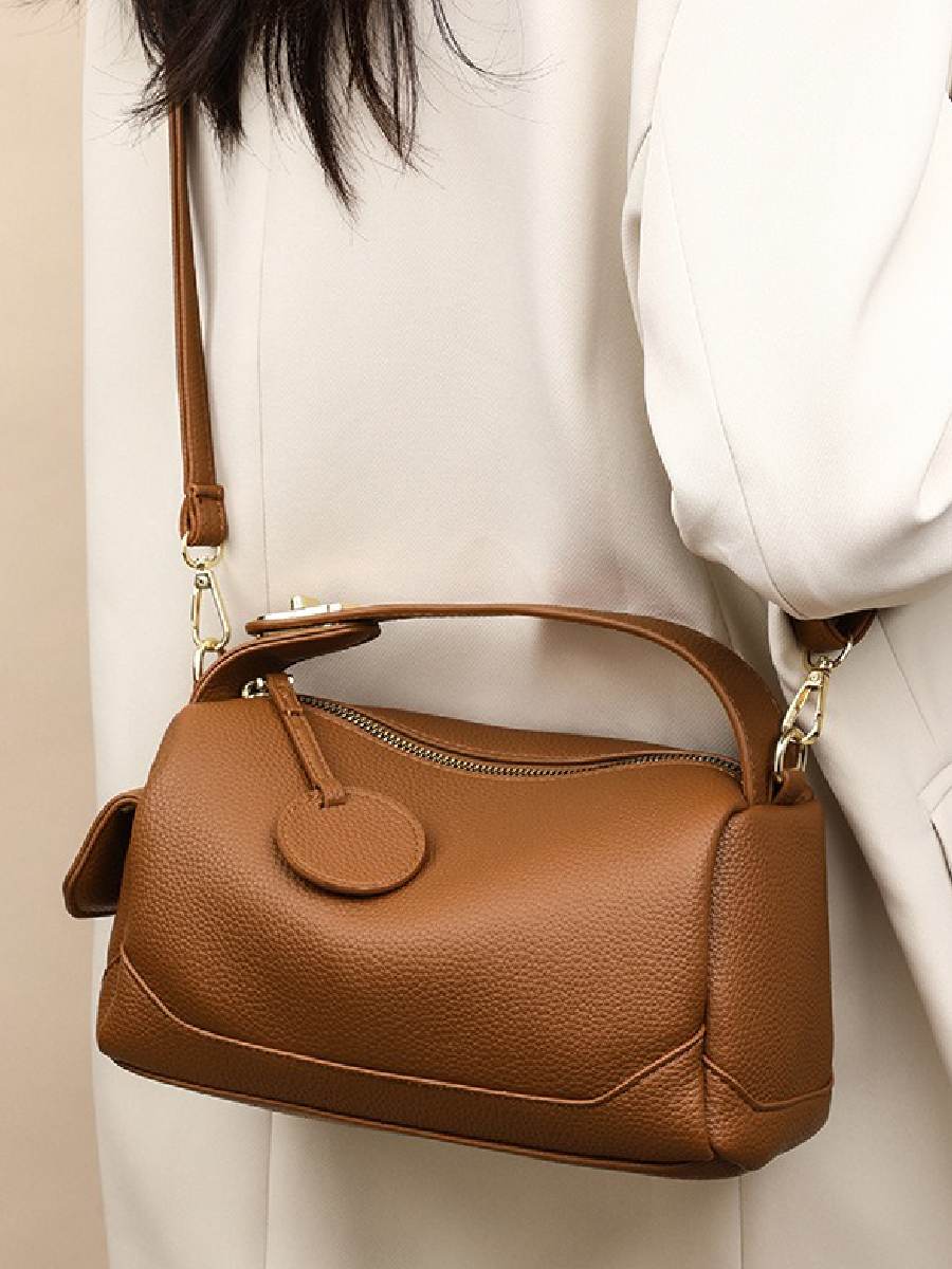 Angelina Soft Leather Pillow-shaped Bag