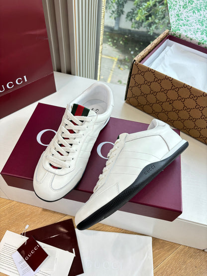 Gucci Shift Damen sneaker Varianten Schwarzes White Leather 506840