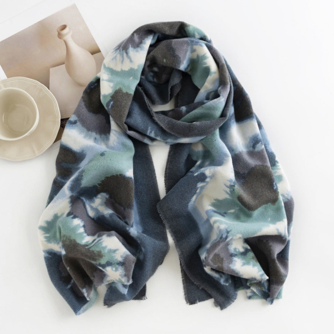 Scarvii - Ink Wash Pattern Autumn-Winter Scarf