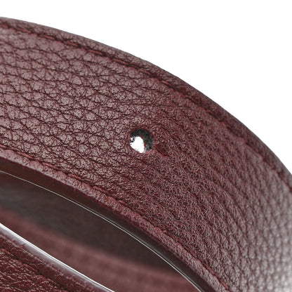 Grained Calfskin Maxi Intrecciato Cassette Crossbody Bag Bordeaux