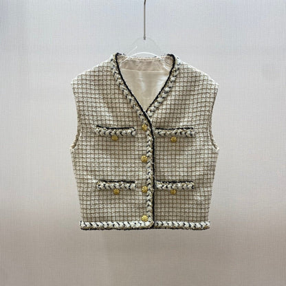 CHANEL 25S TWEED FOUR-POCKET BLAZER 315