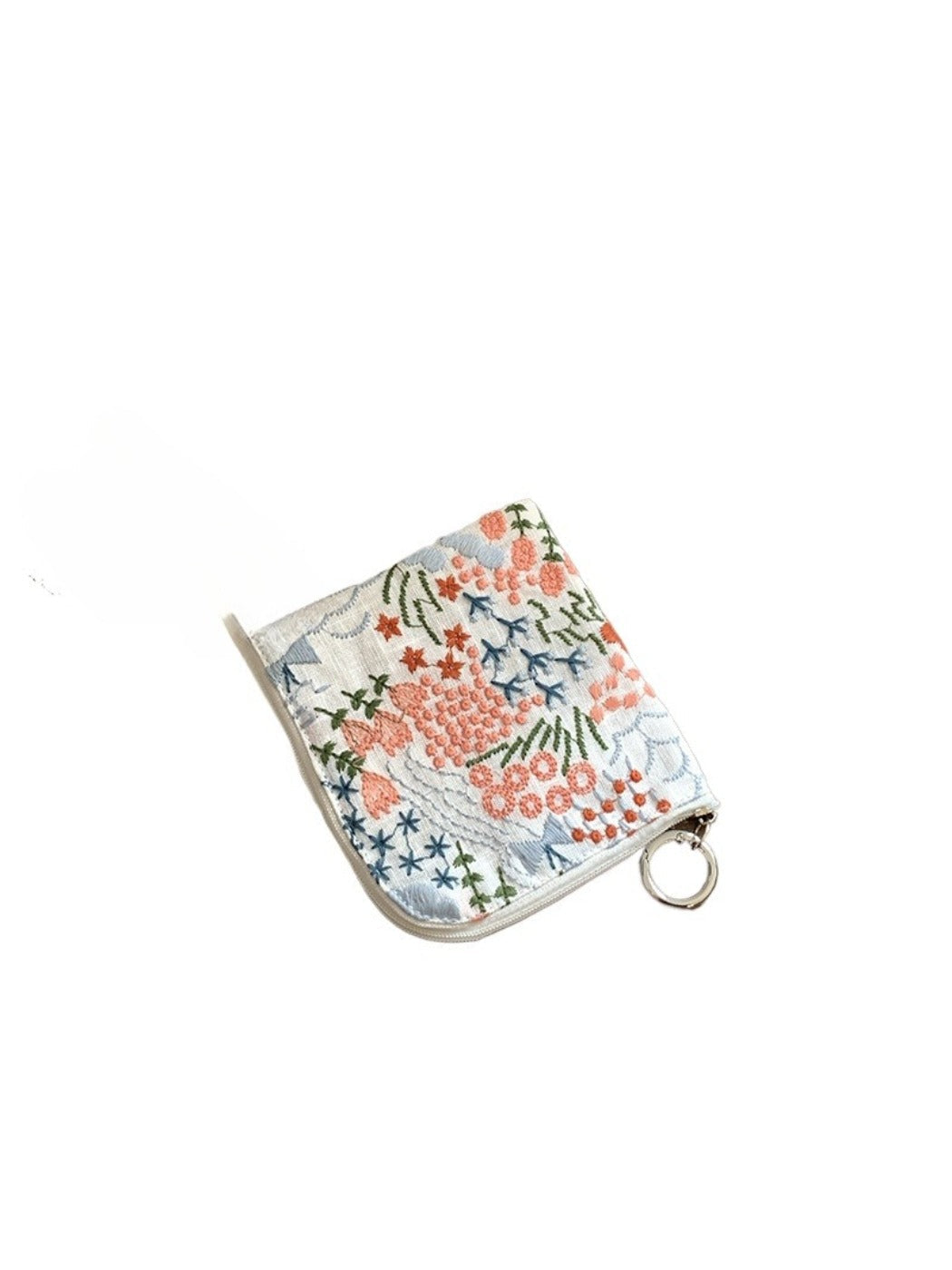 Cosbai - Small Coin Purse with Floral Prints