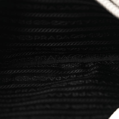Re-Nylon Saffiano Re-Edition 2000 Double Zip Crossbody Bag Black