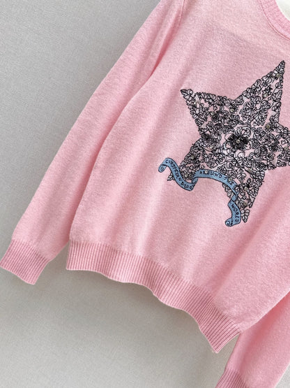 DIOR 25S EMBROIDERED SWEATER 615