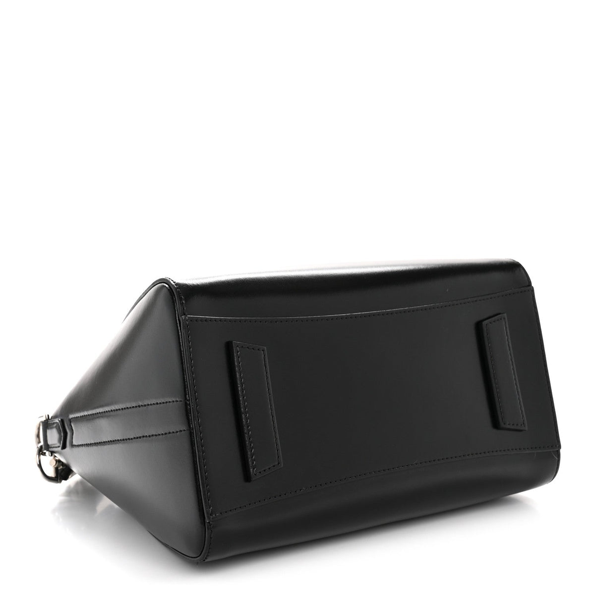 Shiny Lord Calfskin Small Antigona Black