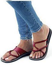 Europe And The United States Beach Toe Flat Slippers Women'S Shoes