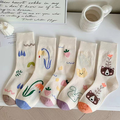 Rufia - Cute Artistic Pattern Socks