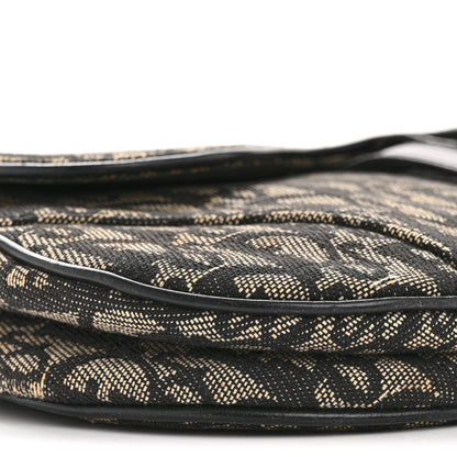 Monogram Saddle Bag Black
