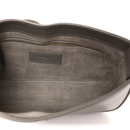 Smooth Calfskin Le 5 A 7 Hobo Greyish Brown