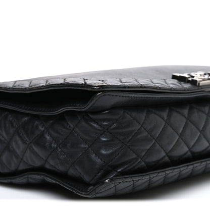 Calfskin Large Boy Reverso Flap Black