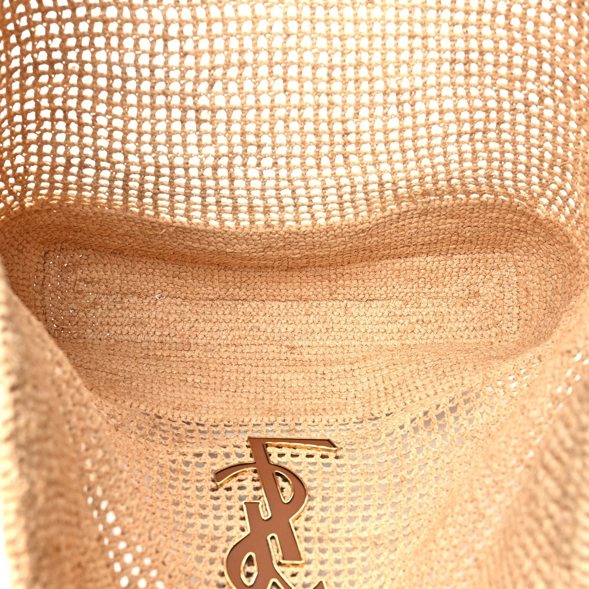 Raffia Icare Shopping Tote Natural