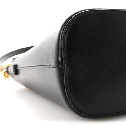 Smooth Calfskin Triomphe Small Louise Bag Black