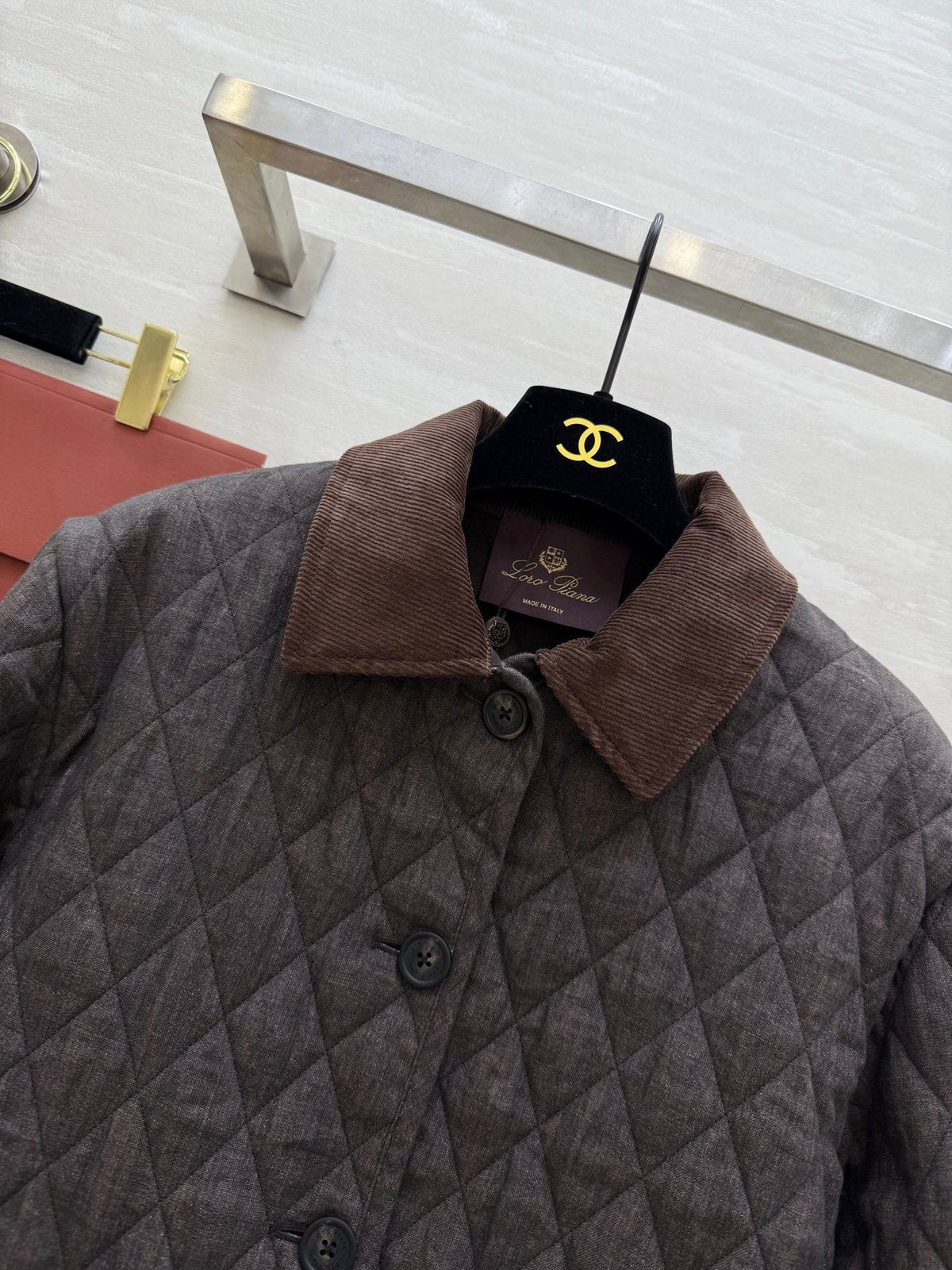 LP 25 Jacket Dark Gray mix Brown Virgin Wool 316566