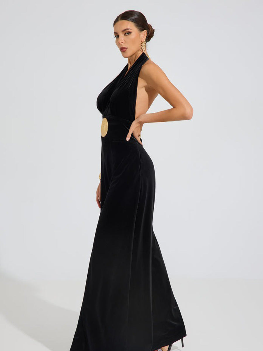 Ivana Velvet Majesty Jumpsuit