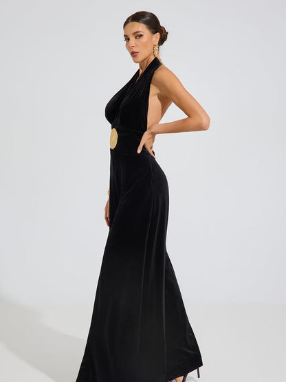 Ivana Velvet Majesty Jumpsuit