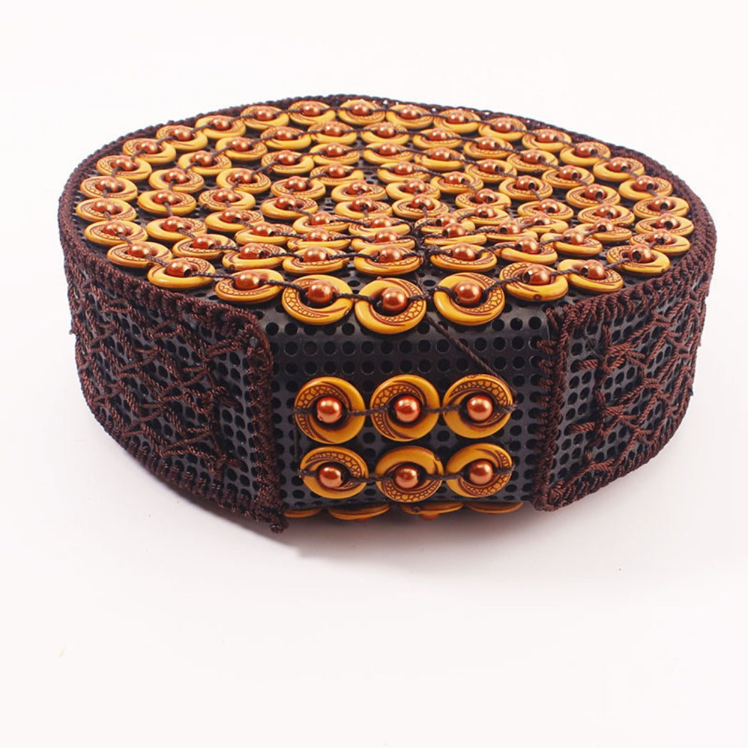 Cosbai - Boho Round Woven Crossbody Bag - Unique &amp; Artistic