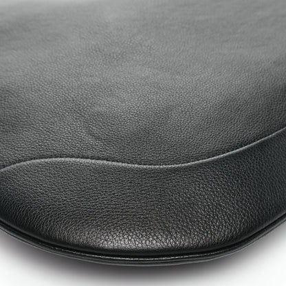 Soft Grained Calfskin Maxi B Hobo Black