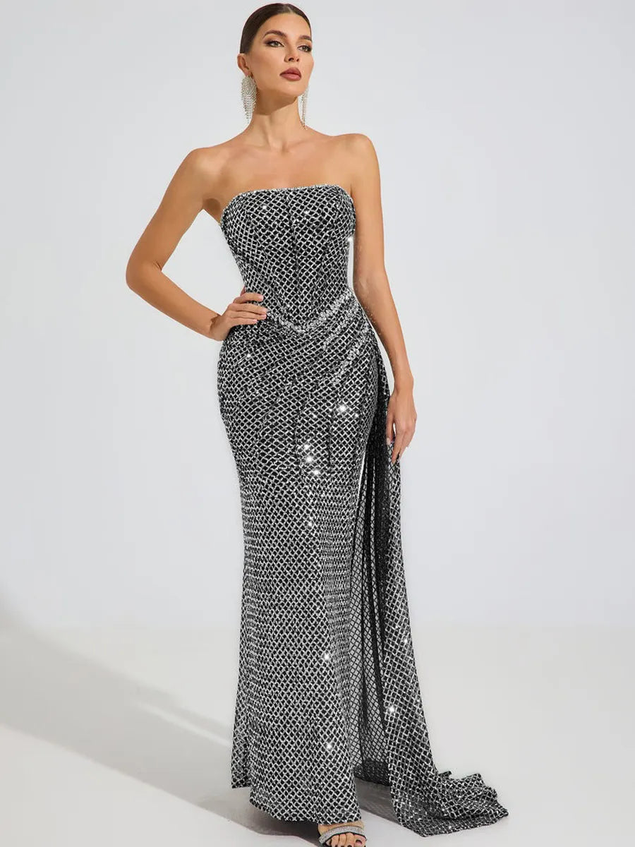 Johanna Argent Strapless Maxi Dress